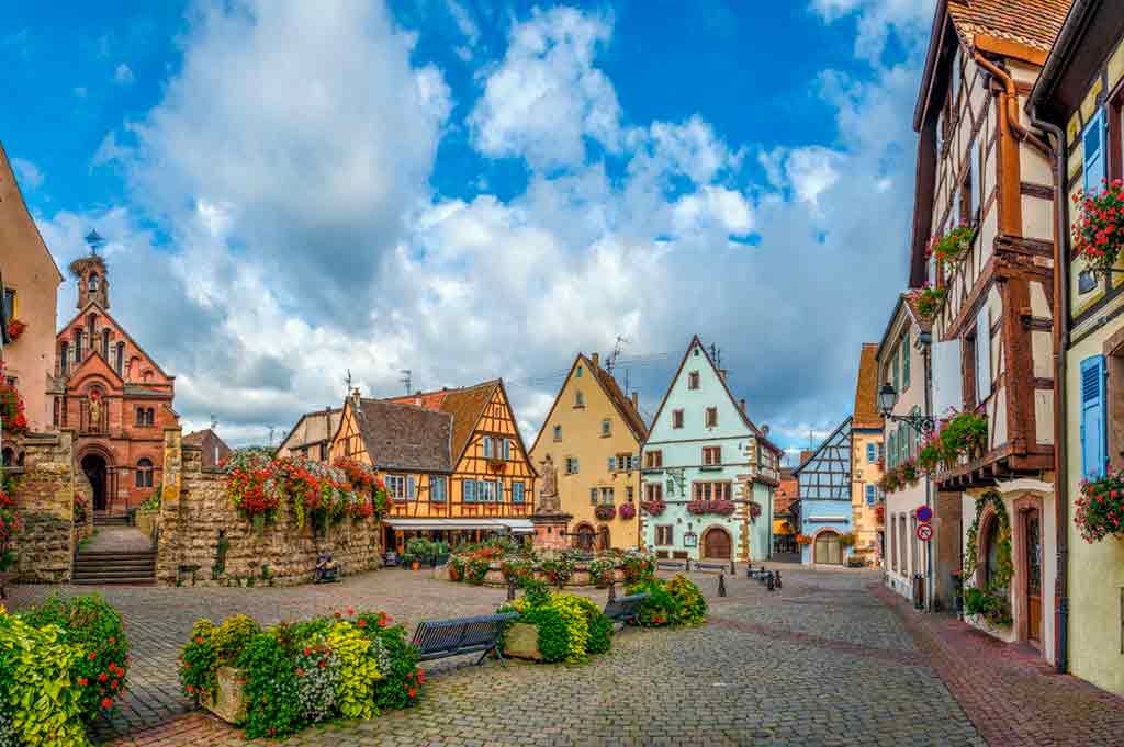 medieval villages and towns in France Eguisheim