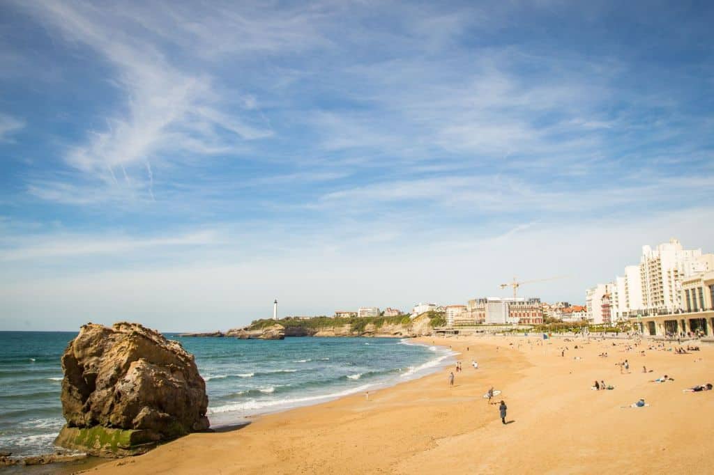 France - Biarritz - Grande plage - best beaches in South France