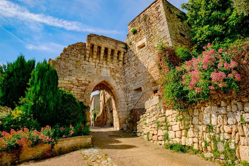 medieval villages and towns in France Lacoste