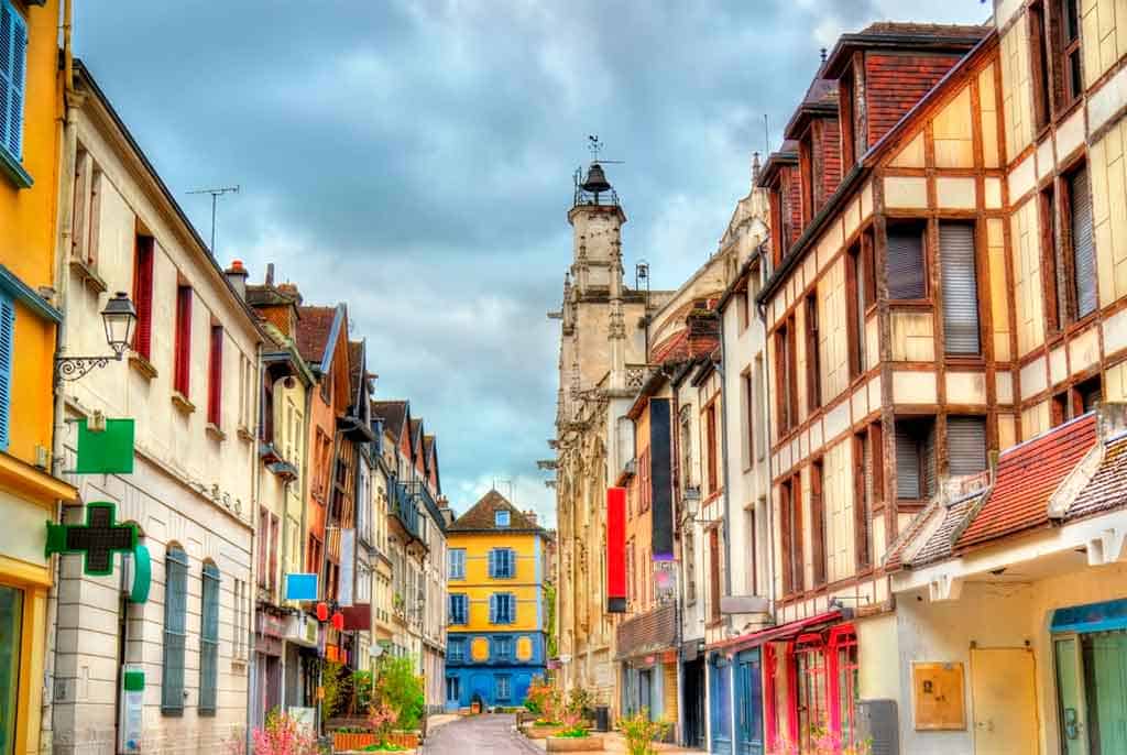 medieval villages and towns in France Troyes