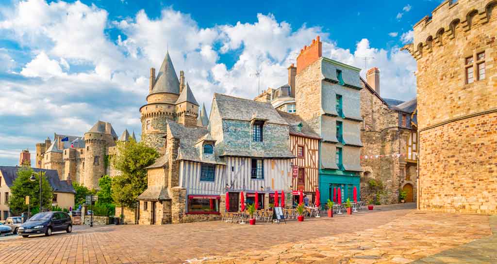 medieval villages and towns in France Vitre