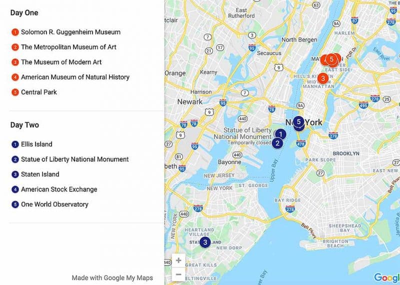 5 Days In New York (Itinerary For First Time Visitors) 2021 Guide