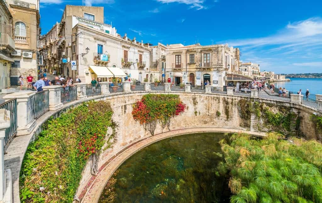 Arethusa spring Ortigia-Sicily