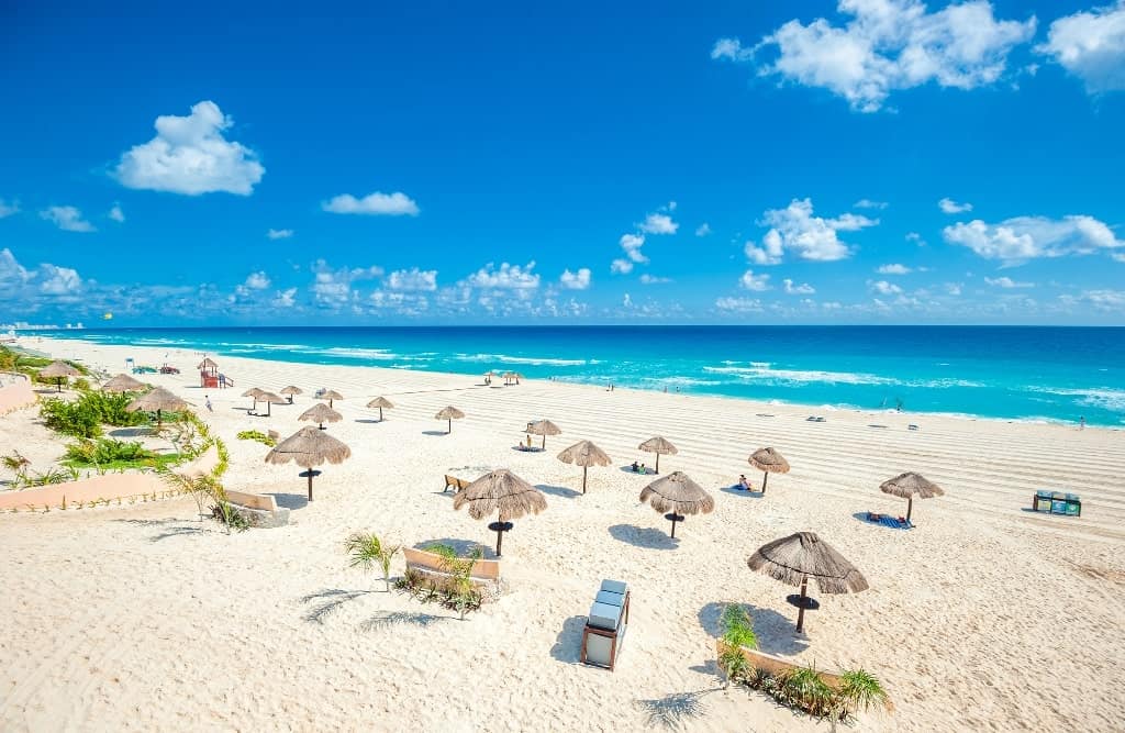 Cancun Mexico - best beach holidays in december for your winter vacation