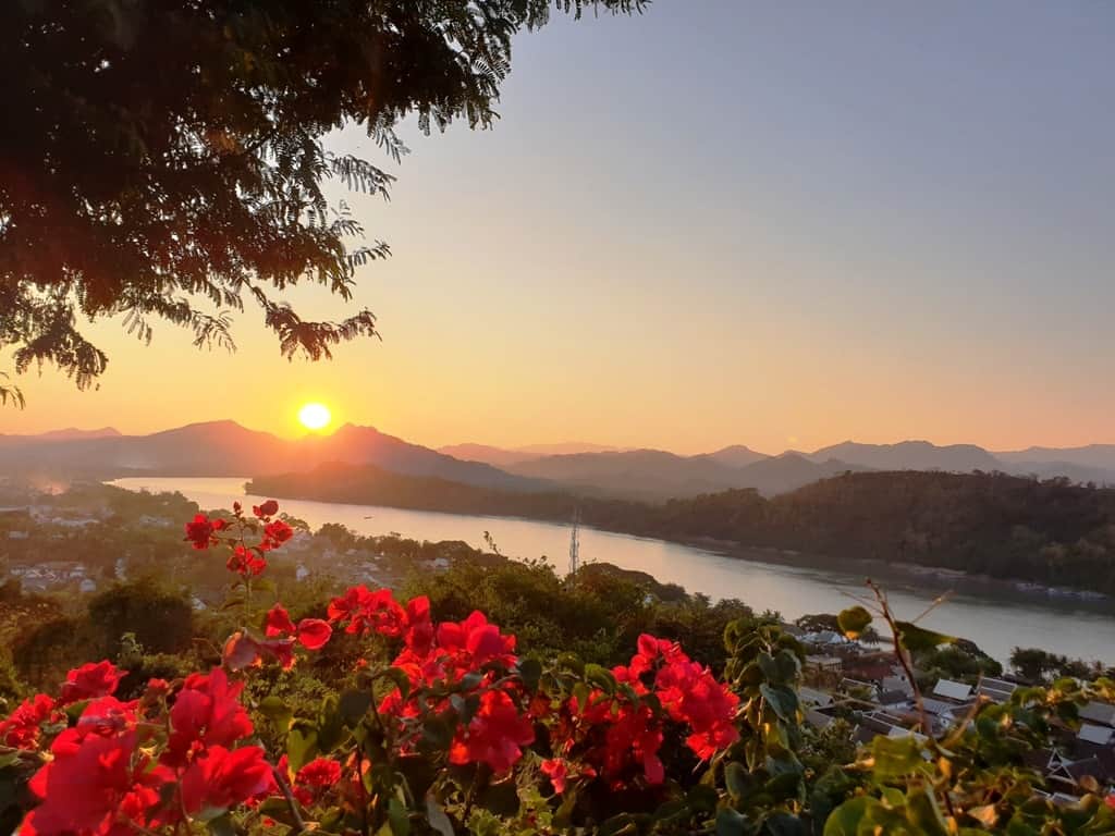 Watch The Sunset From Mount Phou Si - what to do in Luang Prabang
