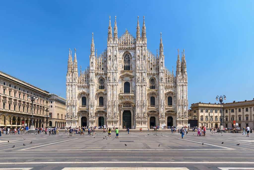 Milan duomo - Northern Italy itinerary