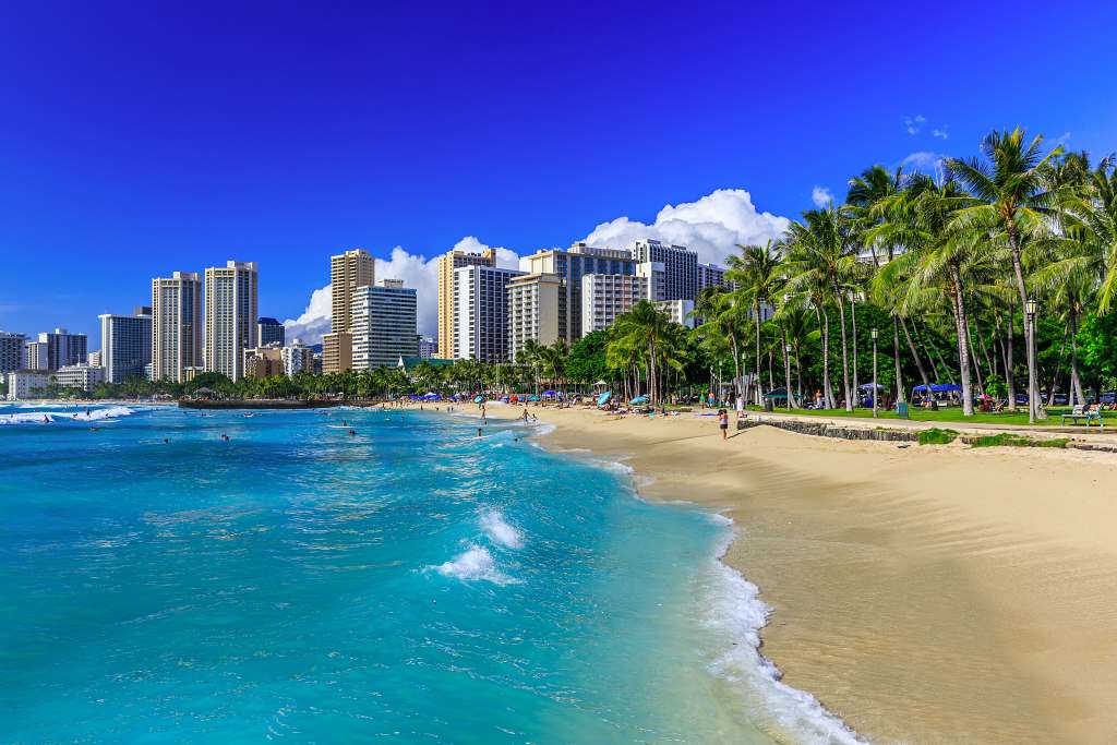Honolulu - warm us destination in February