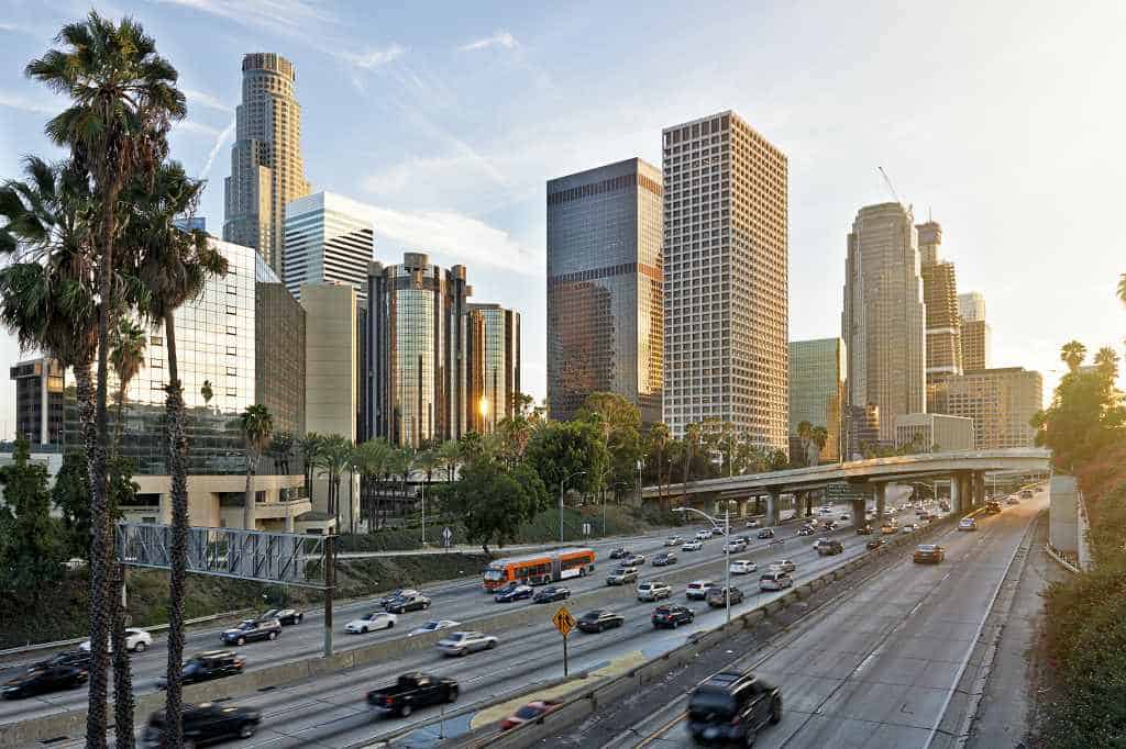 Los Angeles - where to go in Us in warm winter February