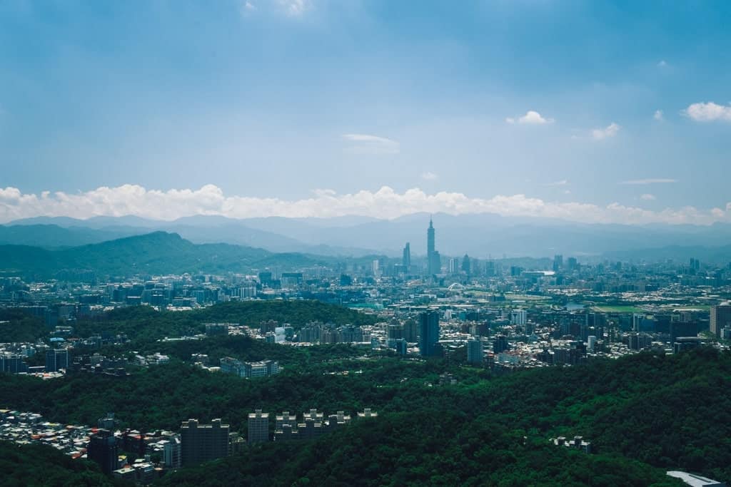 view of Taipei from Maokong - 2 days in Taipei