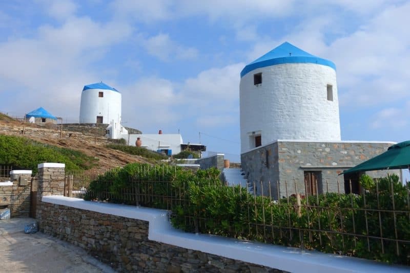 windmills in Kastro village Sifnos