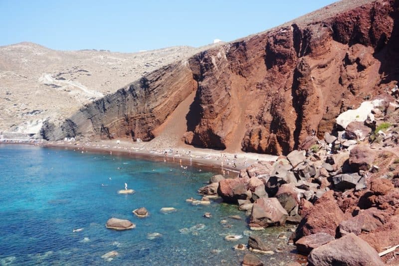 Red Beach in Santorini - things to do in Santorini