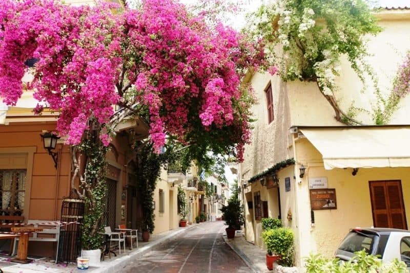 Plaka in Athens - 10 days in Greece