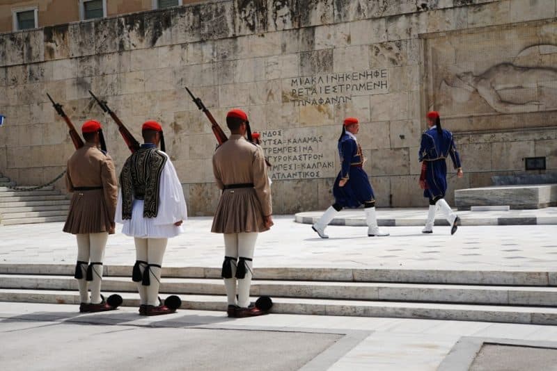 change of the Guards Syntagma Square 