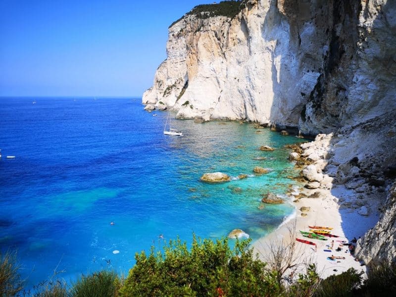 Erimitis beach - best beach on the greek islands