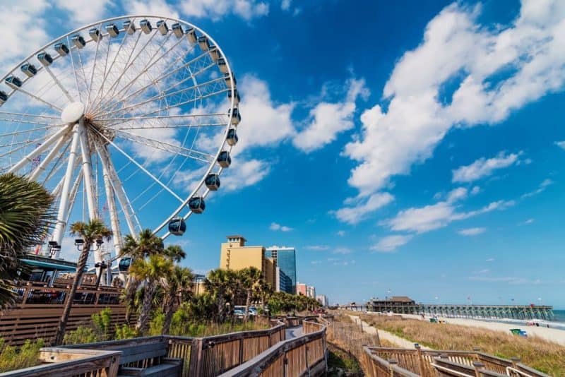 Myrtle Beach, South Carolina - warm weather destination in the Us In April