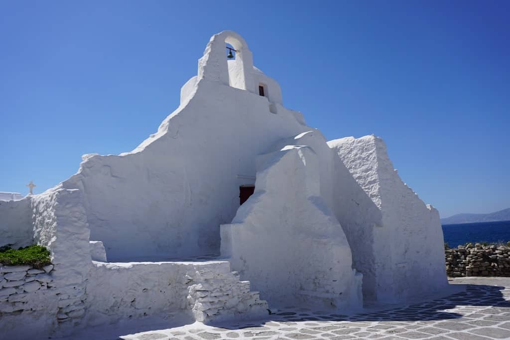 Paraportiani Church in Mykonos Town