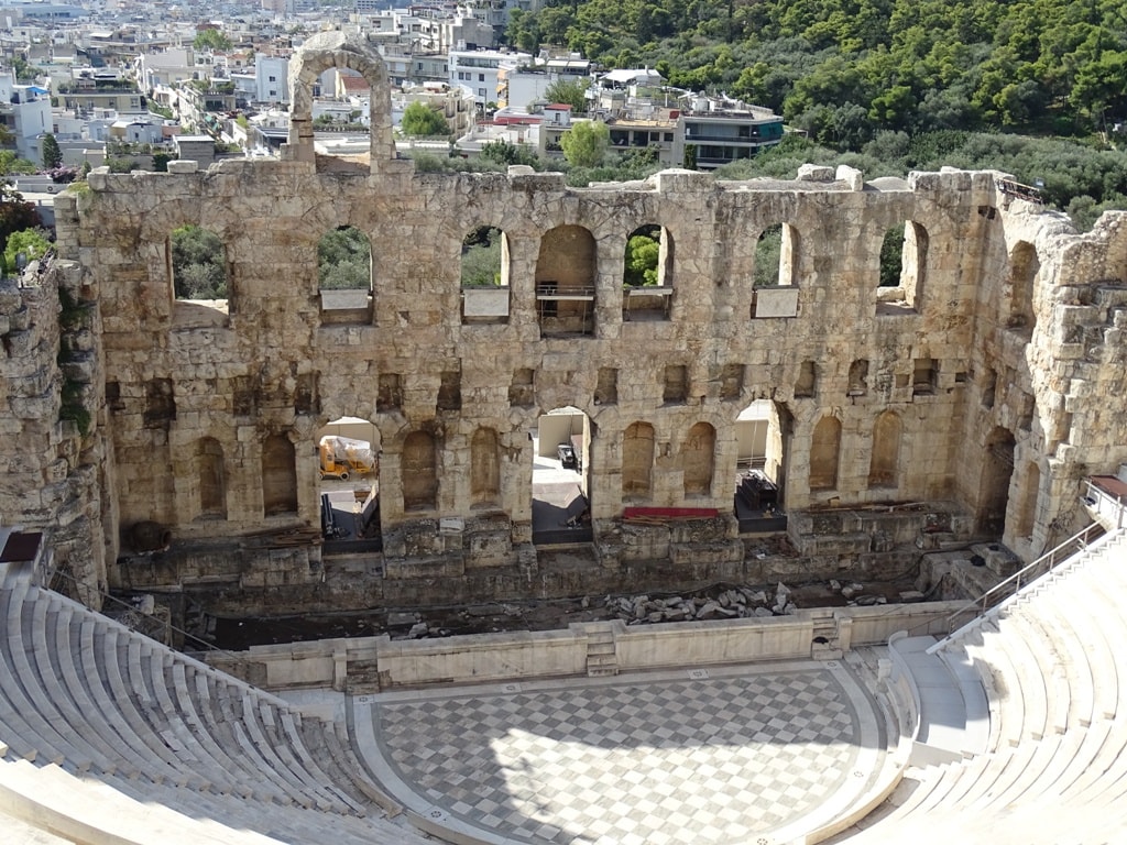 2 days in Athens - Odeon of Herodus Atticus