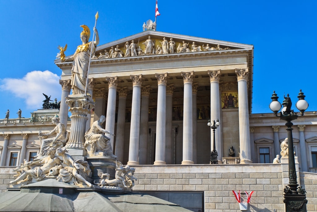 Austrian Parliament Building -Two days in Vienna