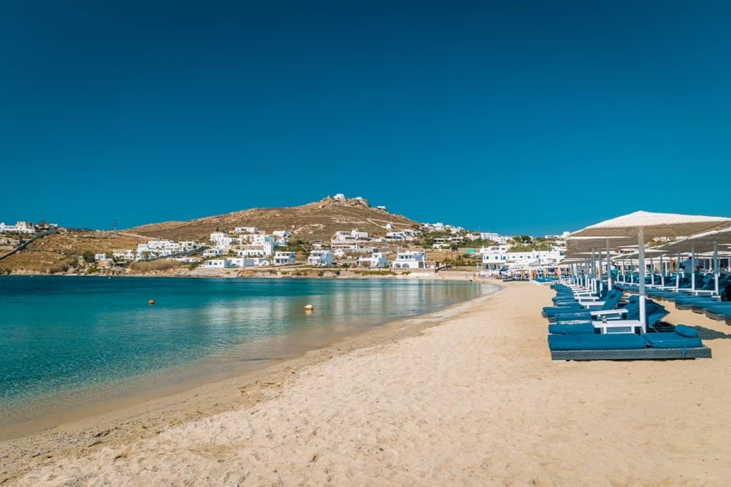 Ornos Beach - 2 days in Mykonos