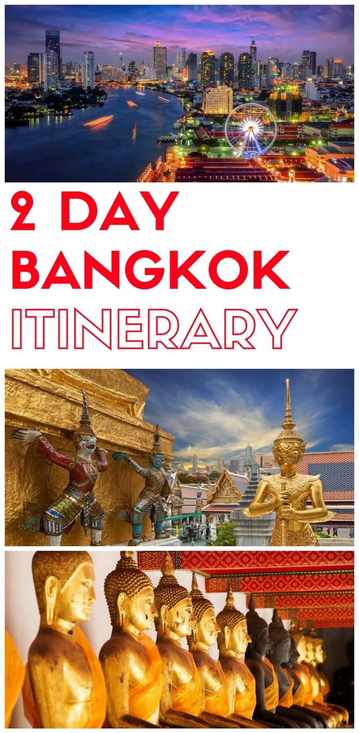 2 days in Bangkok, what to do in Bangkok in 2 days, Things to do in Bangkok in two days, a 2 day itinerary of Bangkok for first time visitors