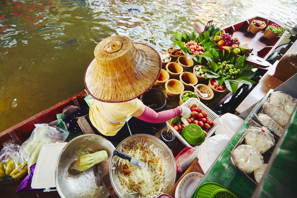 Cuisine on the boat - Two days in Bangkok