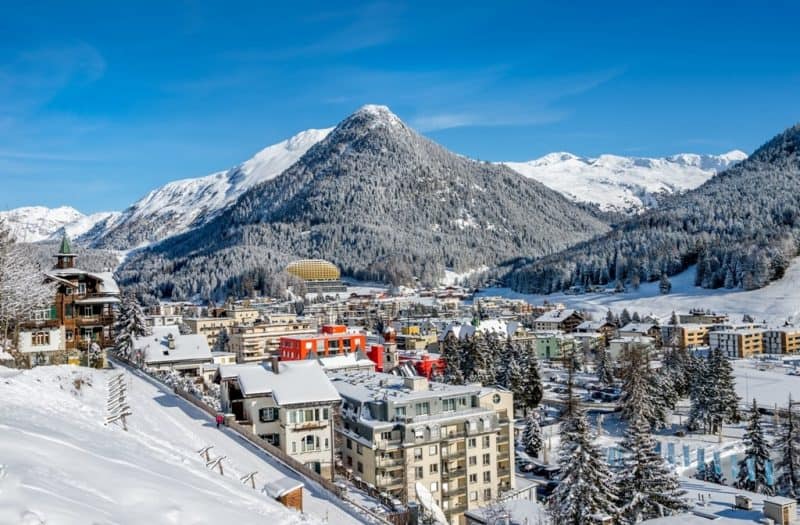 Davos is a great place to visit in Switzerland in winter