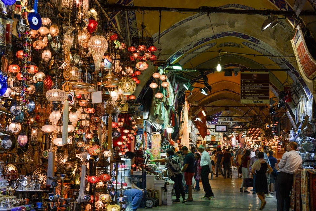 Grand Bazaar in Istanbul- - two days in Istanbul