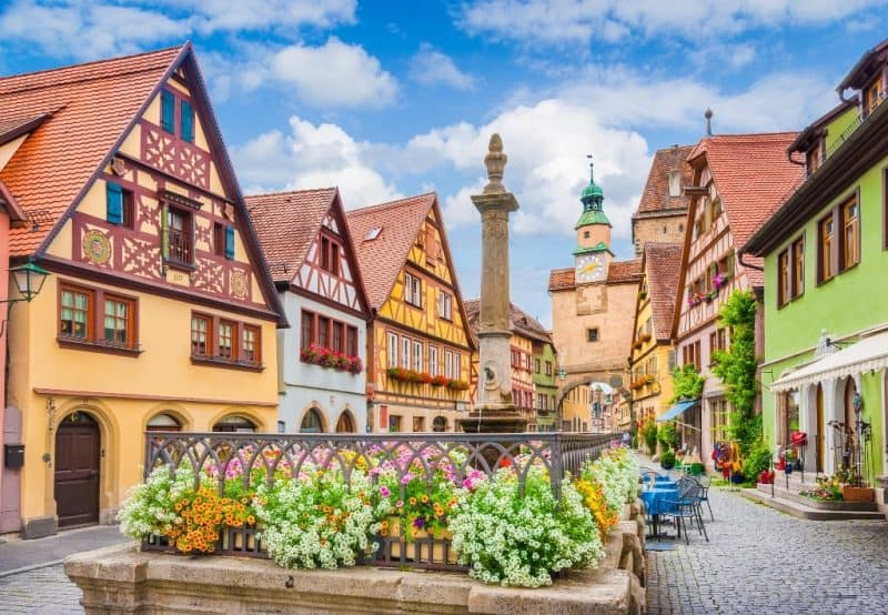 Rothenburg Ob Der Tauber - medieval towns in Germany