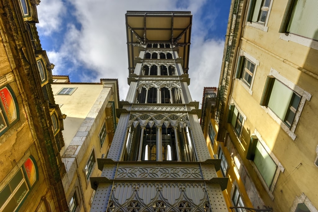 Santa Justa Lift - Two days in Lisbon