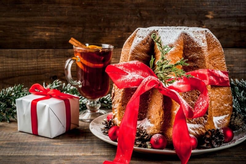 Traditional Italian Christmas fruit cake Panettone - facts about Milan
