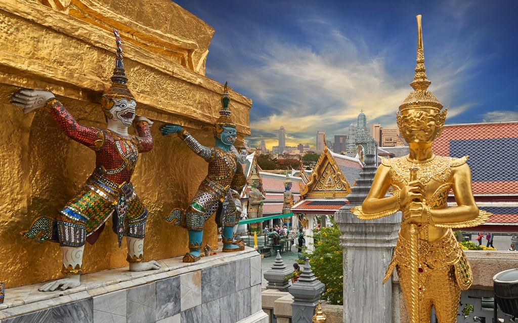 Wat Phra Kaeo, Temple du Bouddha d'émeraude Bangkok -Deux jours à Bangkok