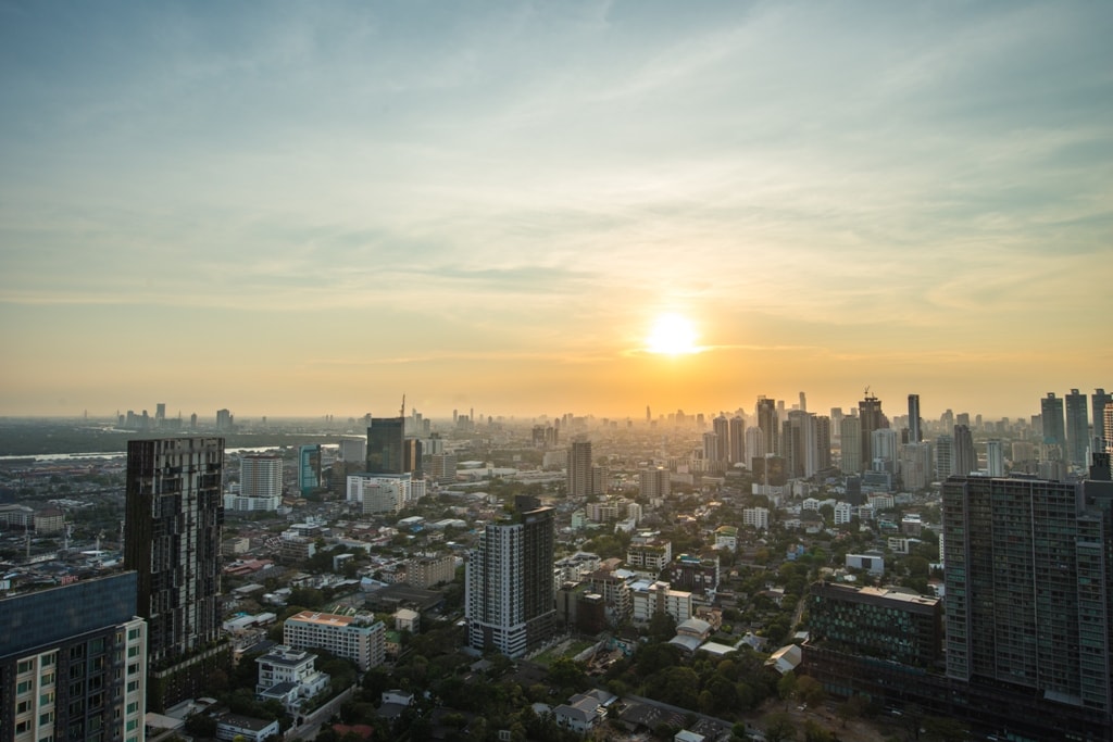 gratte-ciel du toit d'octave.  -Deux jours à Bangkok