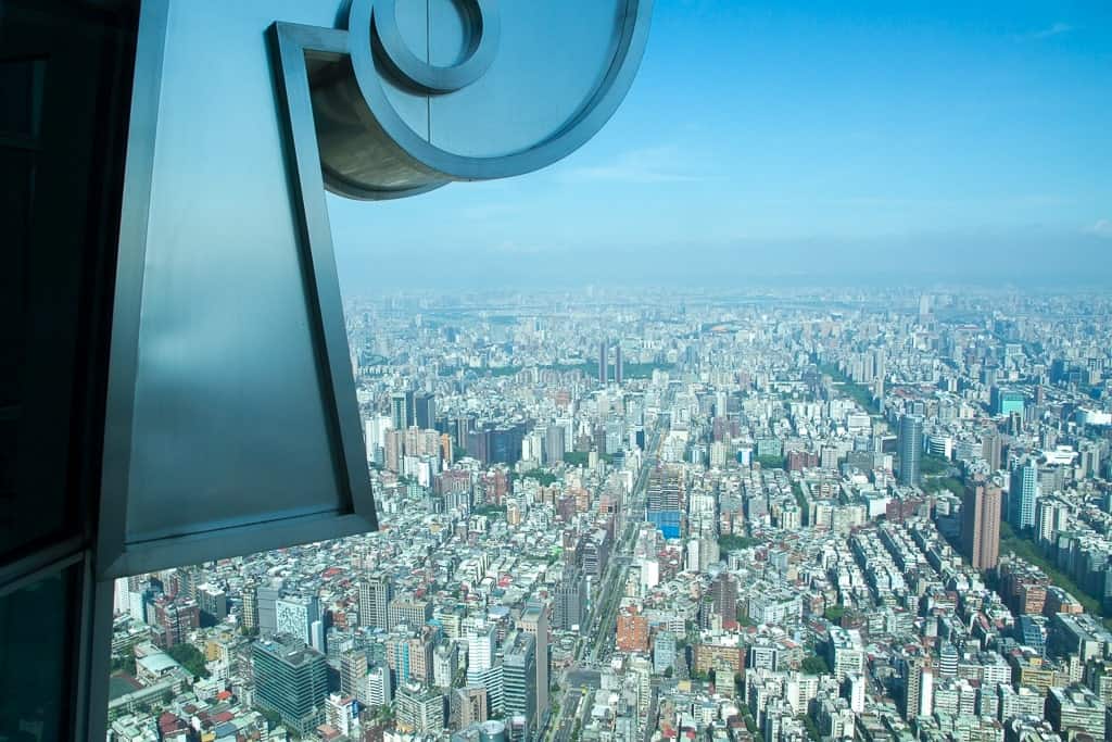 View of Taipei from Above at Taipei 101