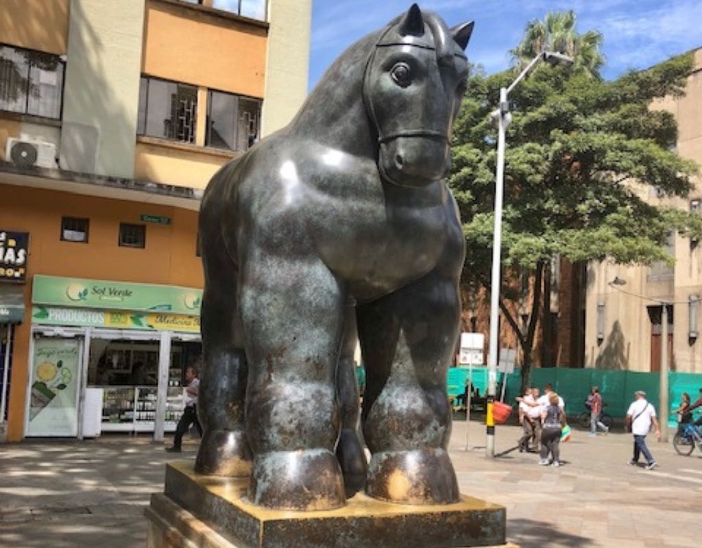 Botero Sculpture - Two Days in Medellin