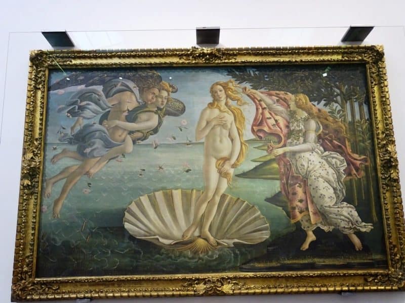 The Birth of Venus by Sandro Botticelli  - italian pantings
