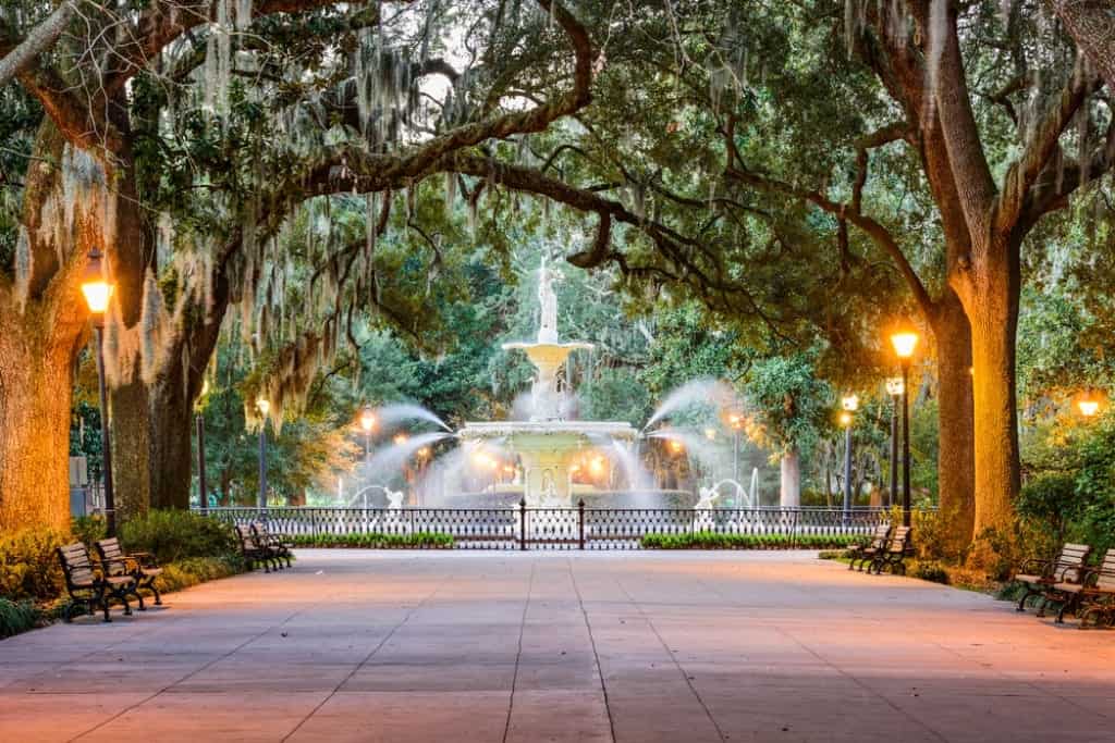 Forsyth Park - 2 days in Savannah Georgia