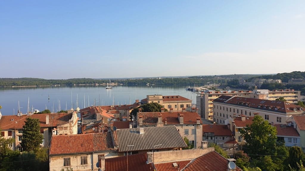 view from Pula fortress