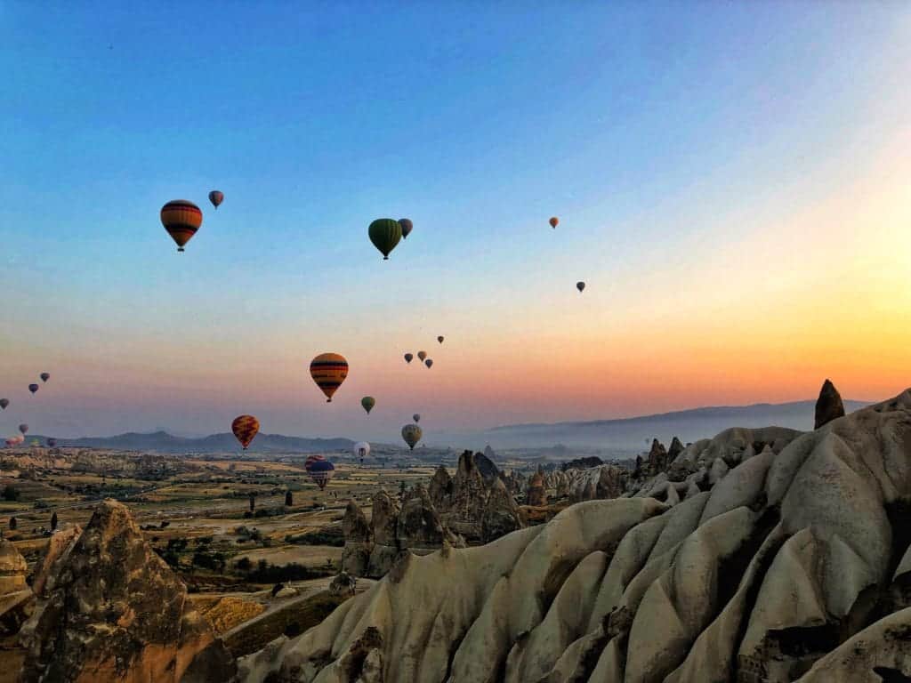 Hot air ballons ride in Cappadocia - 2 days in Cappadocia itinerary