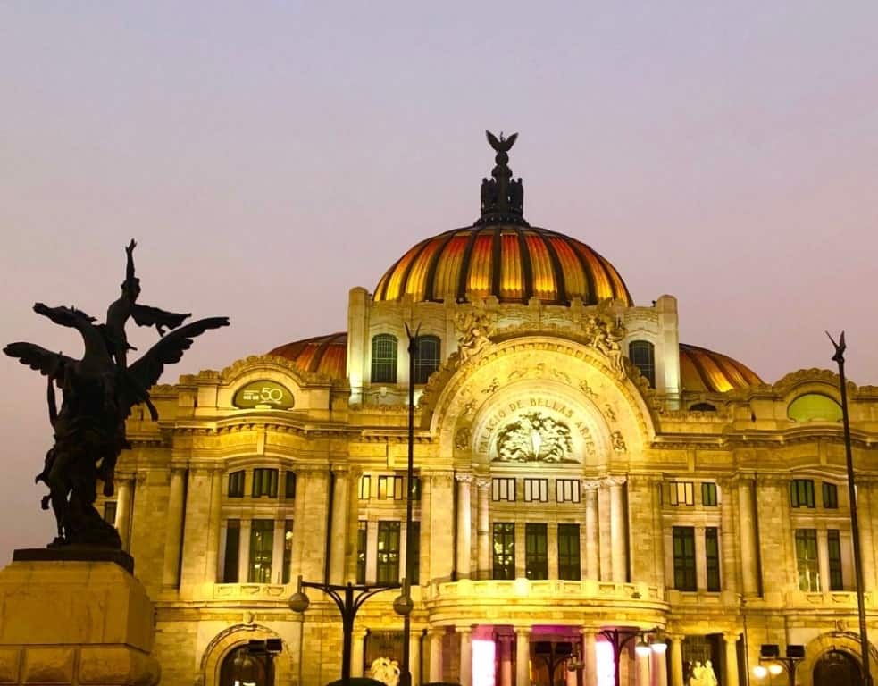 Palacio Bellas Artes - Mexico City itinerary