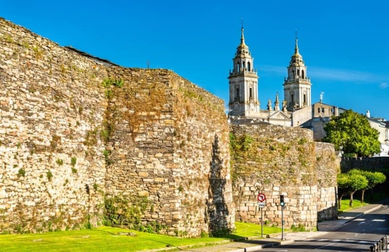 Lugo walled city Spain