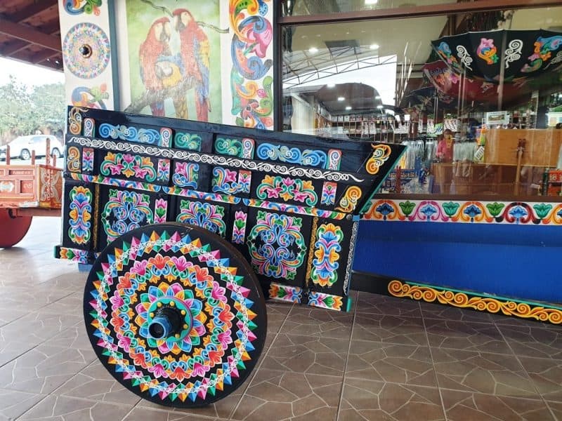 ox cart in Sarchi Costa Rica