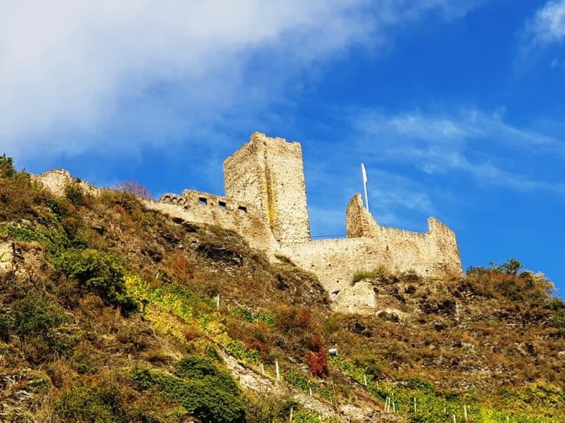 Niederburg Castle in Kobern Gondorf  on the Moselle Valley  