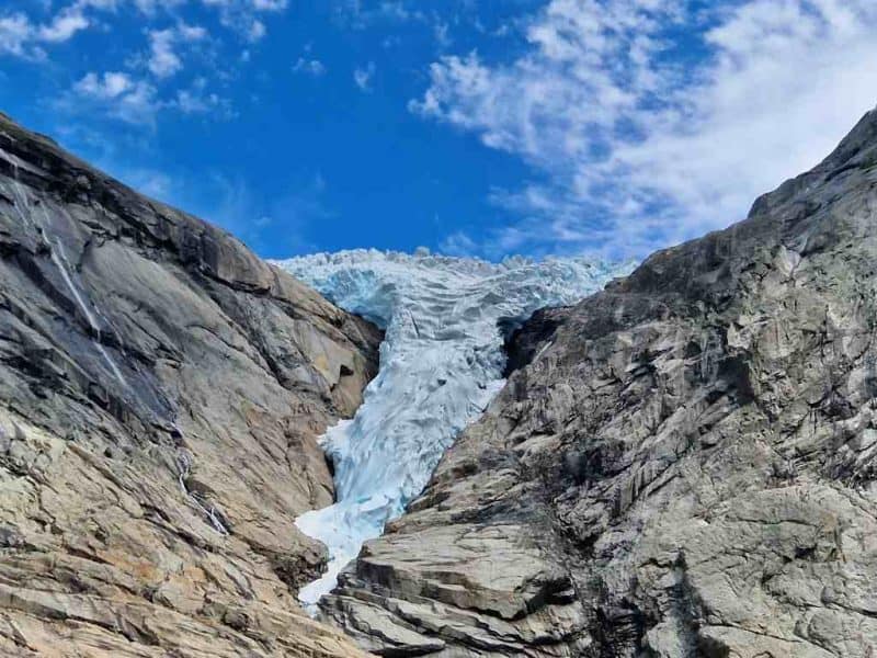 Glacier - Briksdal glacier in Norway