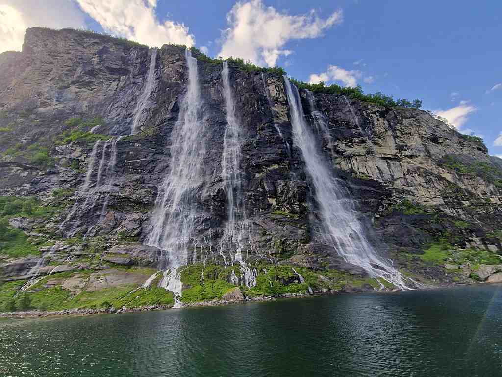 Waterfalls - Geirangerfjord in Norway
