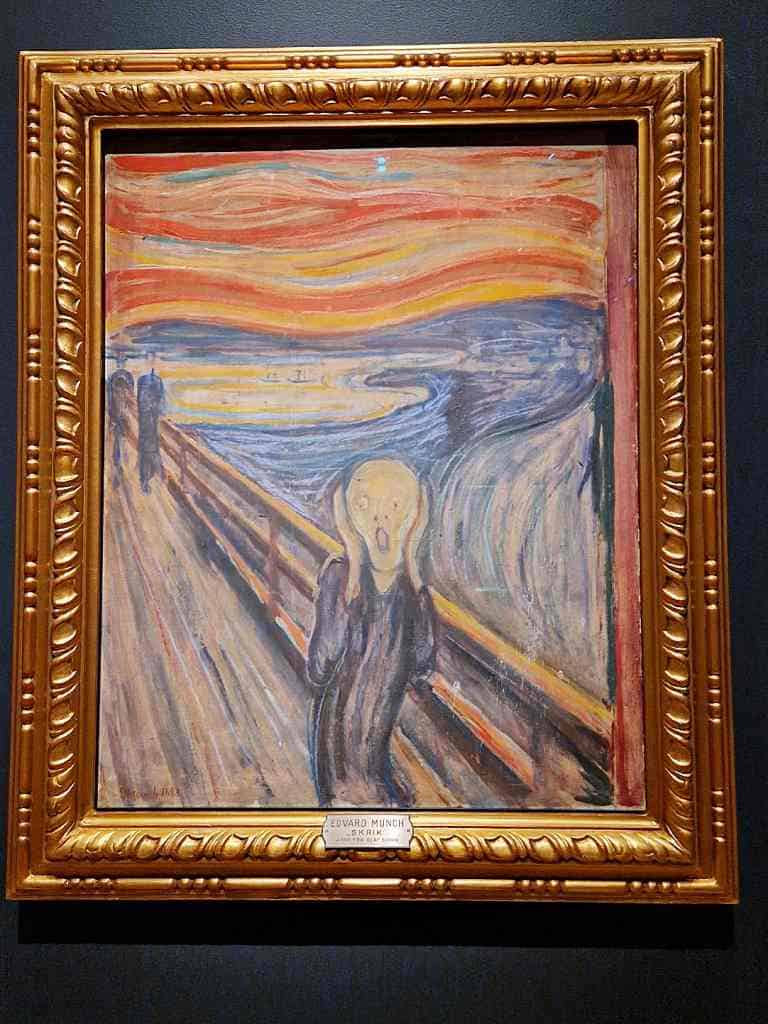 The scream by Edvard Munch 