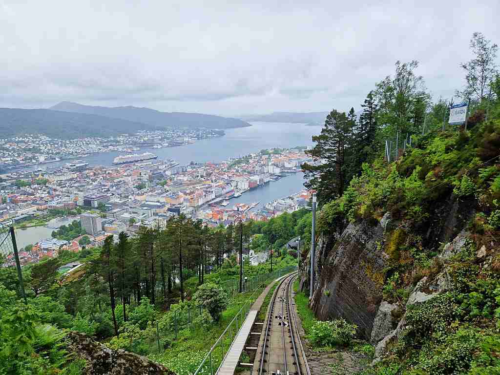 Fløibanen Funicular - Norway's Bergen for a Day