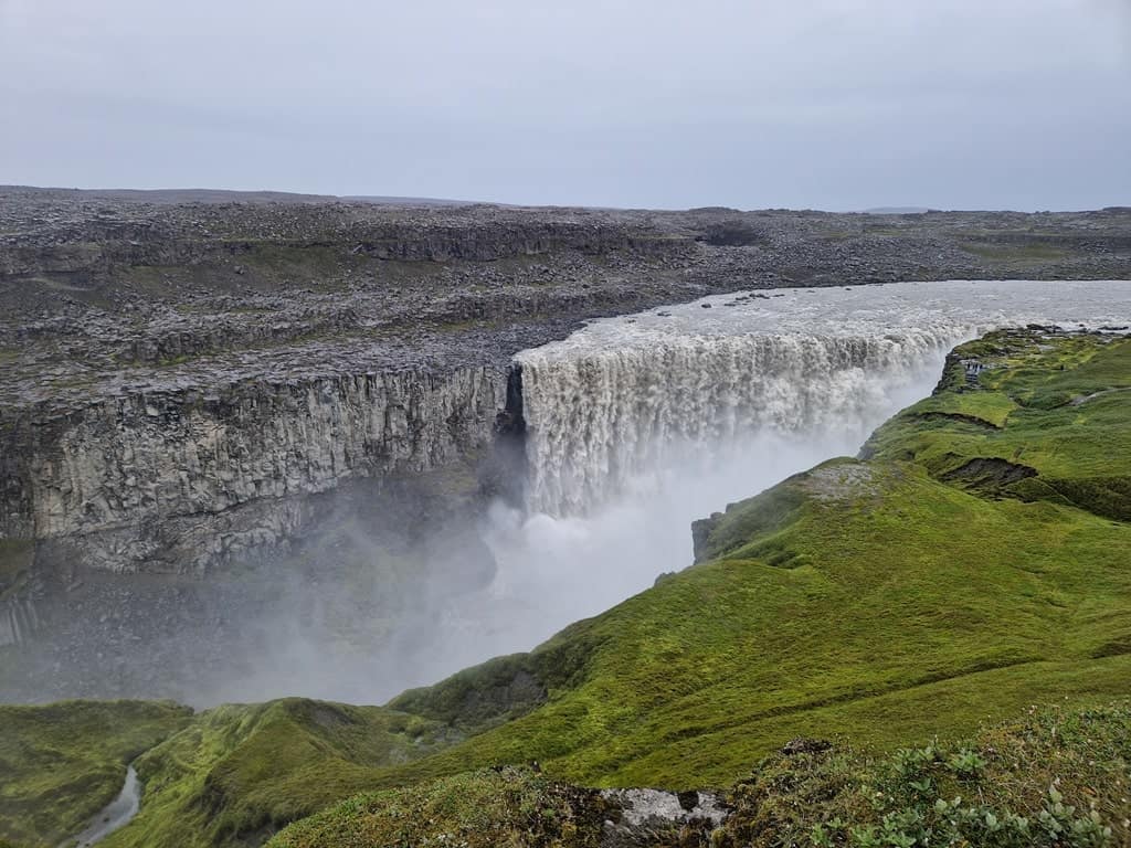 Dettifoss - great waterfall in Iceland