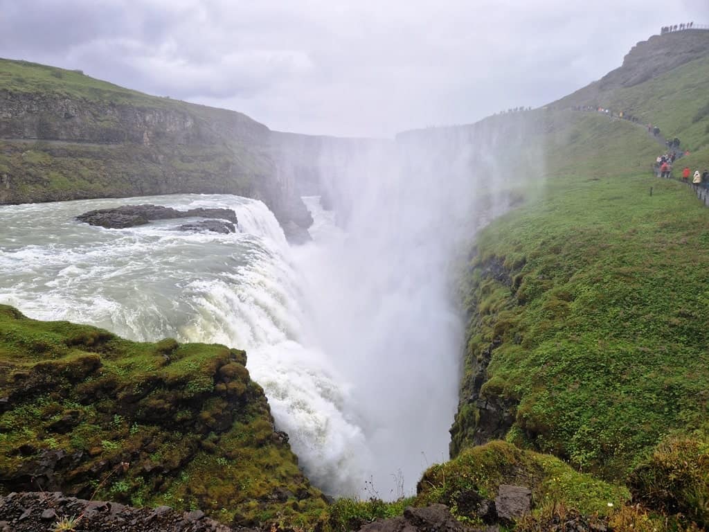 Gullfoss - amazing waterfalls in Iceland