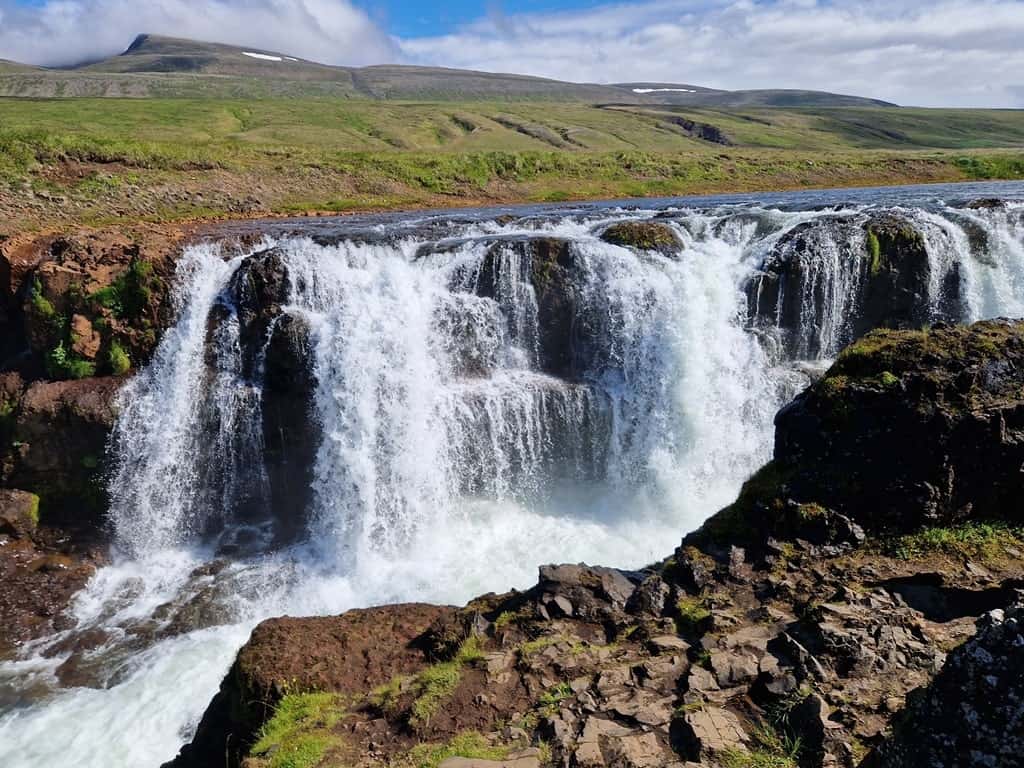 Kolufoss - beautiful Iceland waterfall