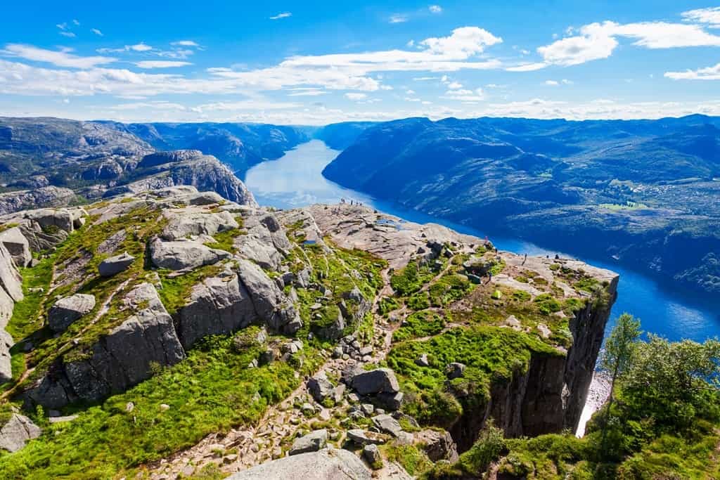 Lysefjord one of Norways most beautiful fjords